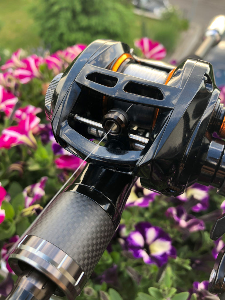 Daiwa Alphas CT SV - Auf das T-Wing System wurde verzichtet.